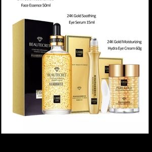24KT Gold Skin Care Set  new